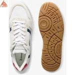 کفش کژوال مردانه Lacoste T-Clip Tricolour Leather and Suede Sneakers 740SMA0048407