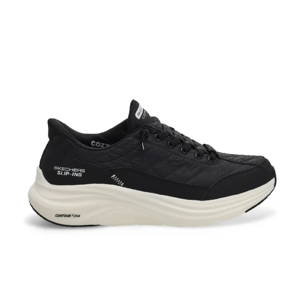 Skechers CONTOUR FOAM Walking Shoes – 232619 BKW کتونی پیاده روی اسکیچرز CONTOUR FOAM - 232619 BKW